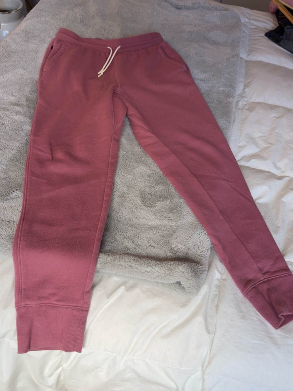 Mauve Jogger Sweatpants - Comfort Fit size small